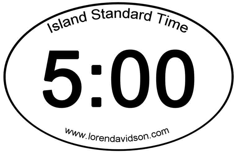 5:00 anywhere sticker - IST